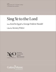 Sing Ye to the Lord SATB/SATB choral sheet music cover Thumbnail